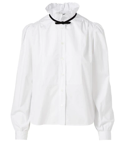 Cotton Poplin Blouse