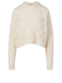 Cashmere And Mohair Boxy Sweater