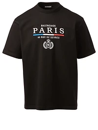 Paris Flag Cotton T-Shirt