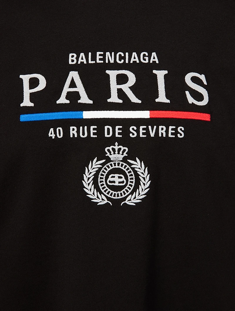 Paris Flag Cotton T-Shirt