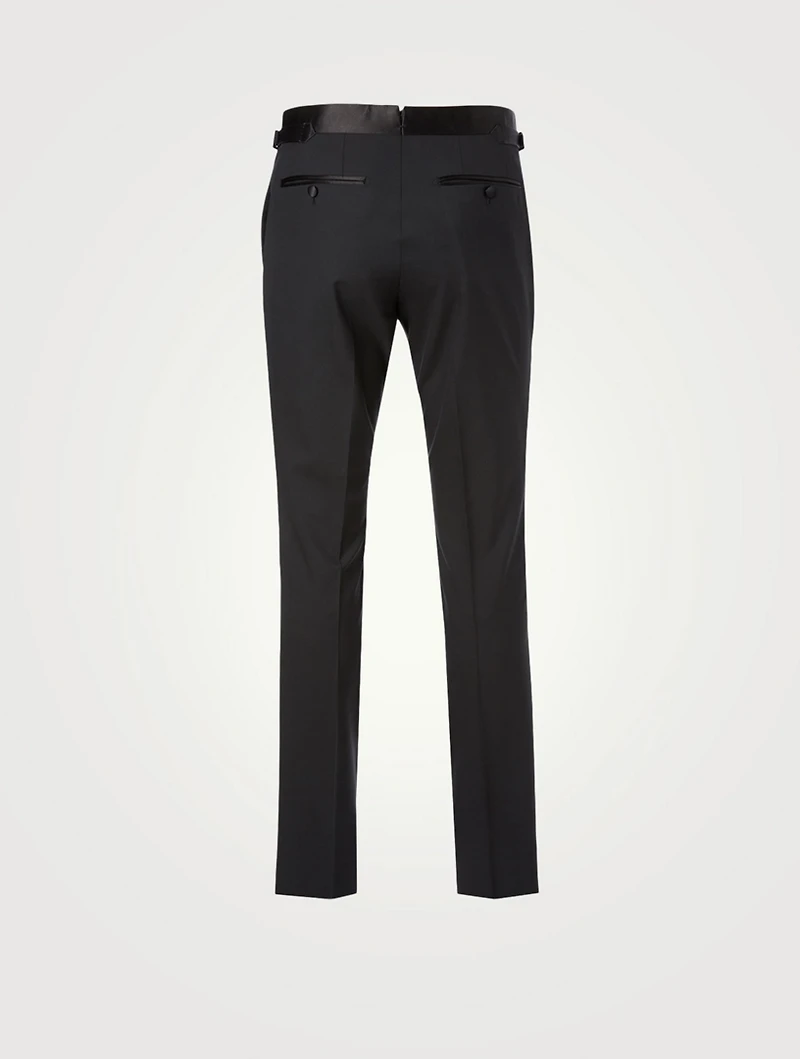 Shelton Wool Tuxedo Pants