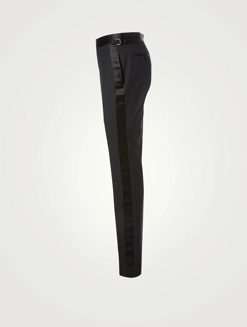 Shelton Wool Tuxedo Pants