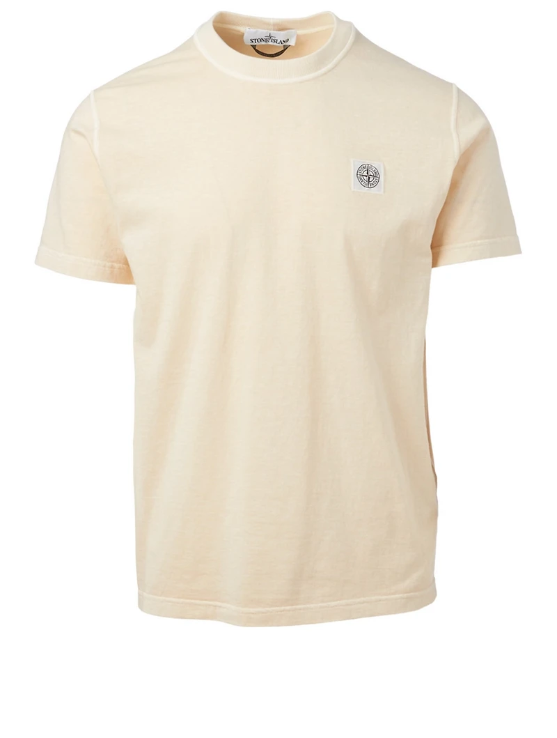 Cotton T-Shirt With Logo Patch