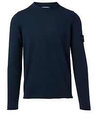 Cotton-Blend Crewneck Top