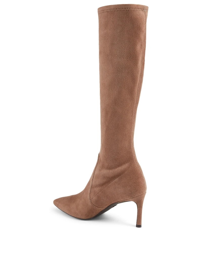 Wanessa 75 Suede Heeled Knee-High Boots