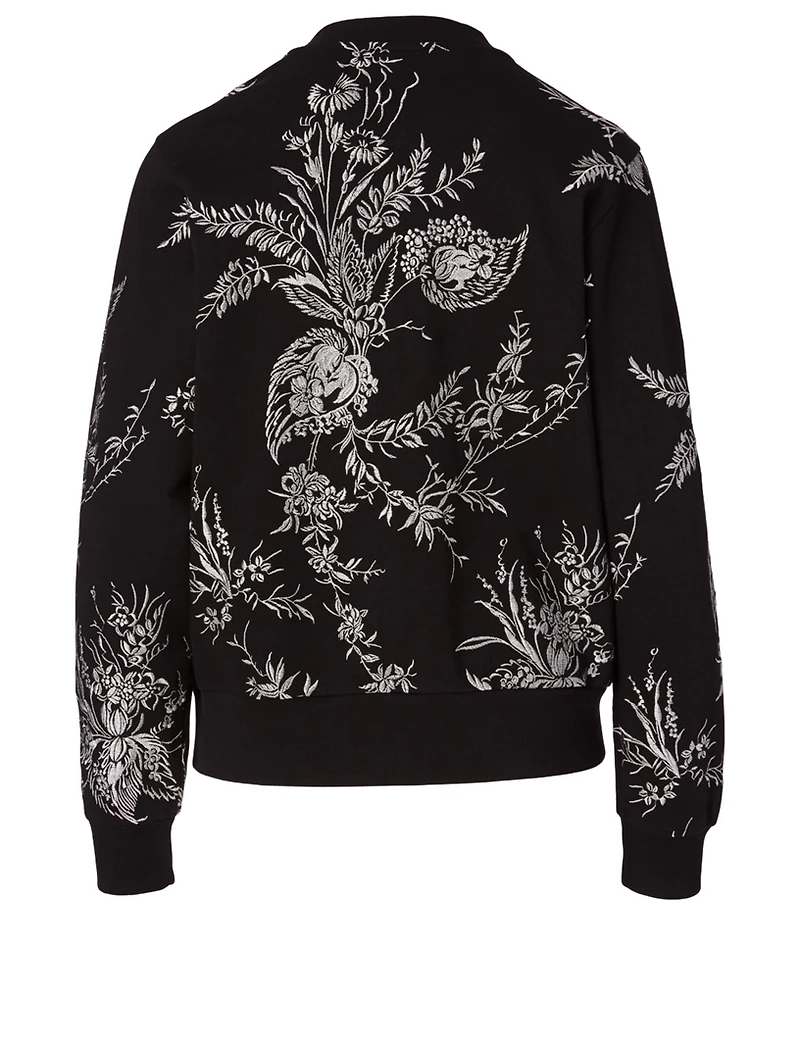 Haro Cotton Embroidered Bomber Jacket