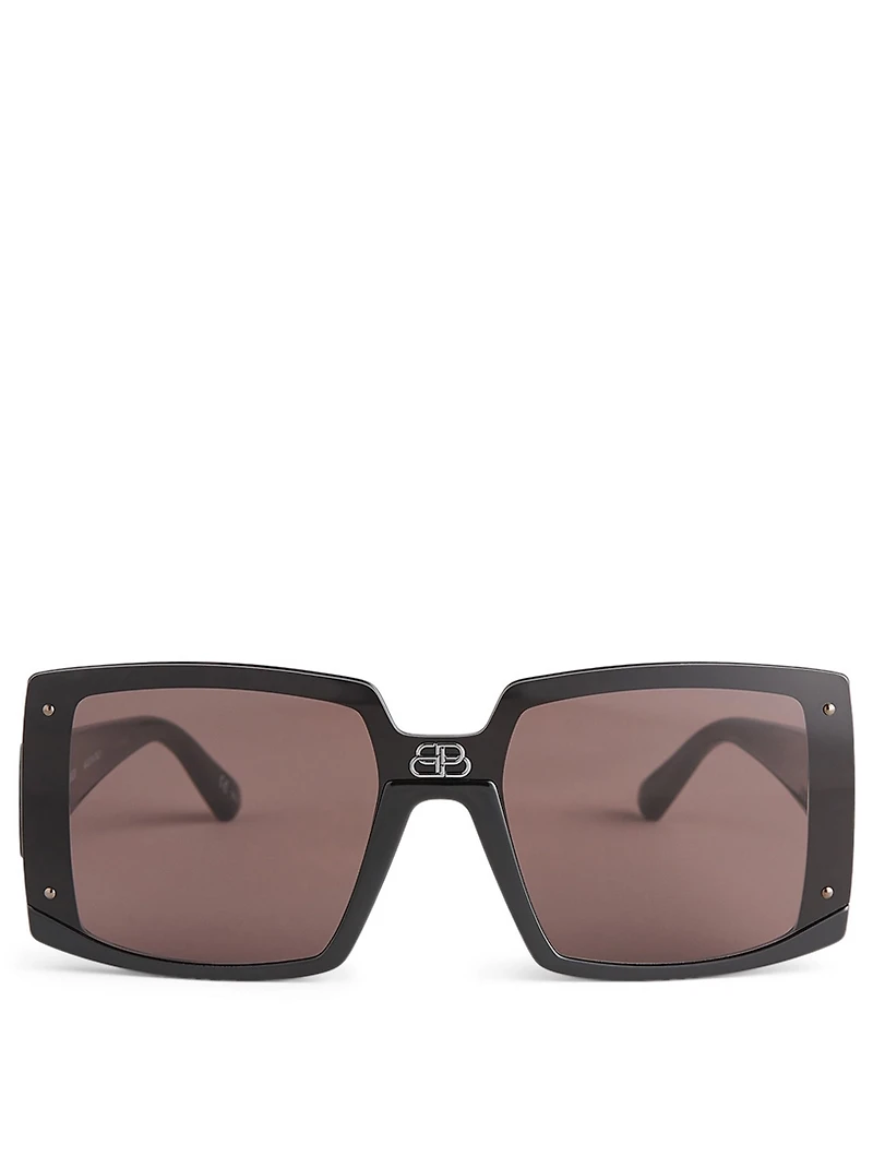 Shield Square Oversized Sunglasses