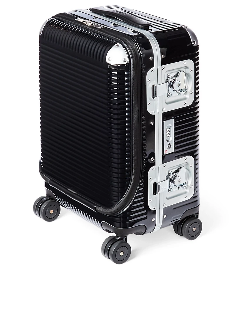 Bank Light Spinner 53 Carry-On Suitcase With Front Pocket