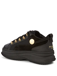DEVA X BALMAIN Leather Sneakers