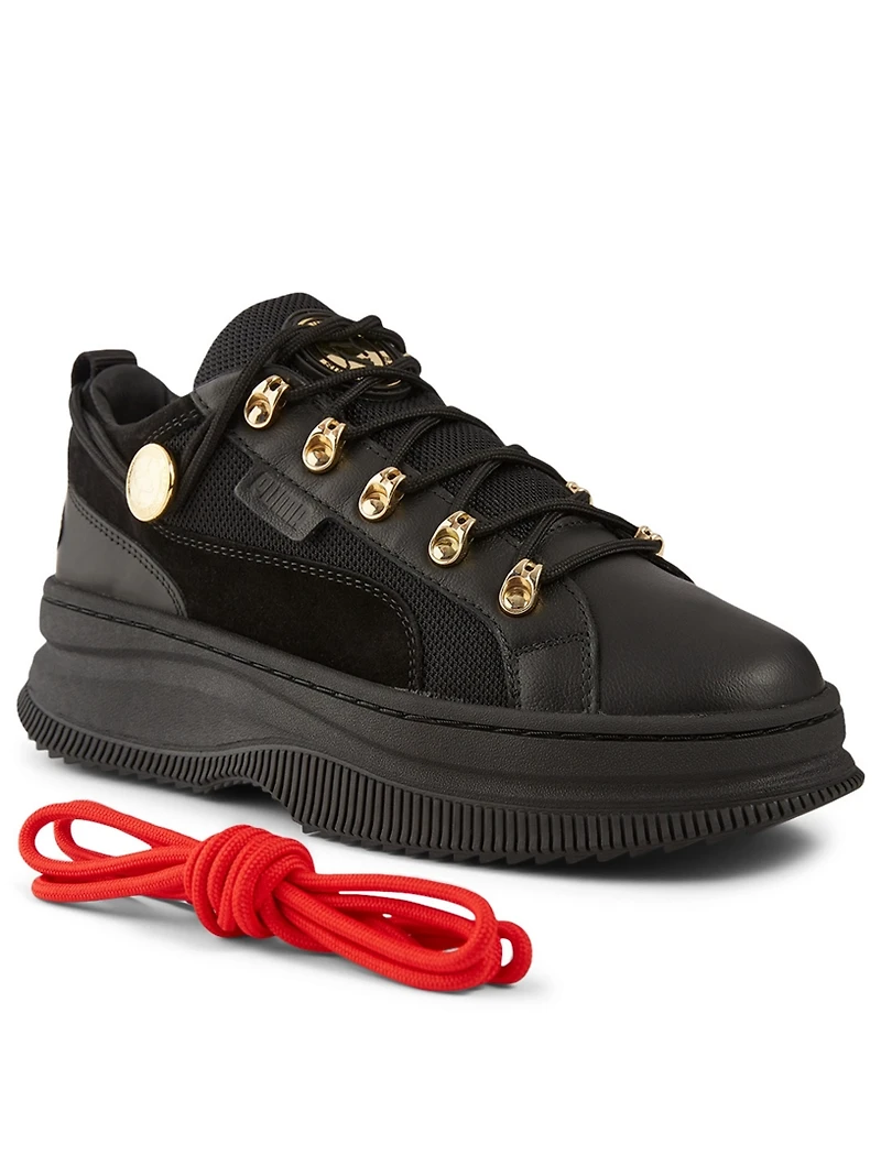 DEVA X BALMAIN Leather Sneakers