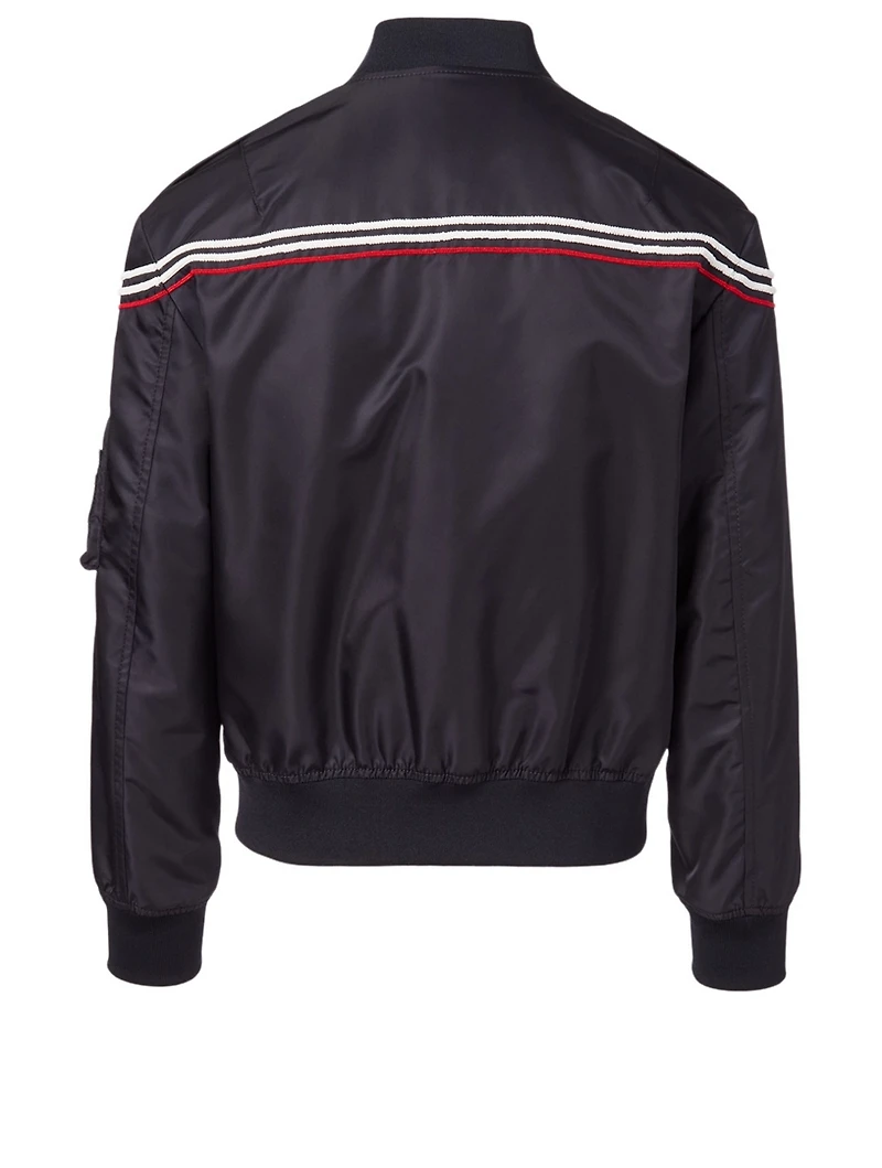 Beaded Bomber Jacket