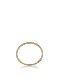 14K Gold Eternity Ring With Diamonds