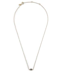 14K Gold Evil Eye Choker Necklace With Diamonds