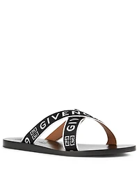 4G Webbing Flat Sandals