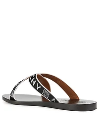 4G Webbing Flat Sandals