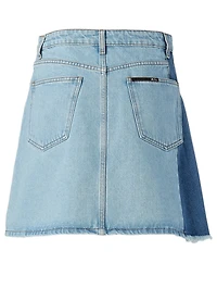 Maru Asymmetric Denim Skirt