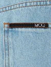 Maru Asymmetric Denim Skirt