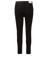 Ankle Crop High-Waisted Jeans