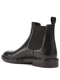 Rockstud Leather Chelsea Boots
