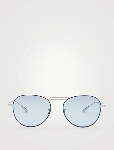 Cade Round Aviator Sunglasses