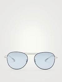 Cade Round Aviator Sunglasses
