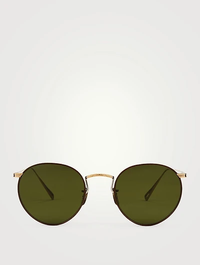 Mandel Round Sunglasses
