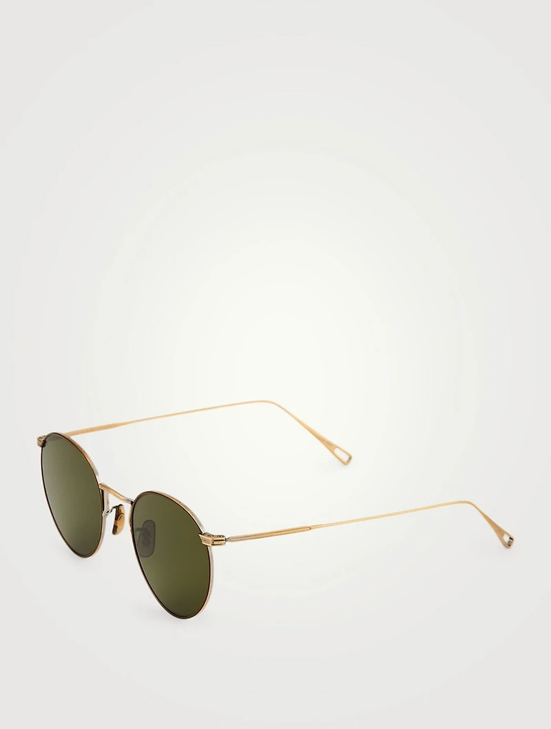 Mandel Round Sunglasses