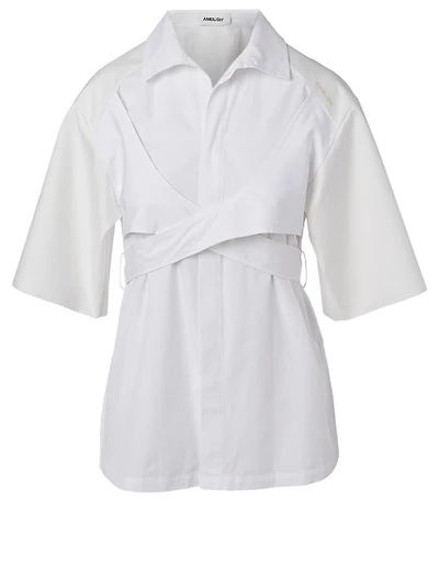 Cotton Wrap Tie Shirt