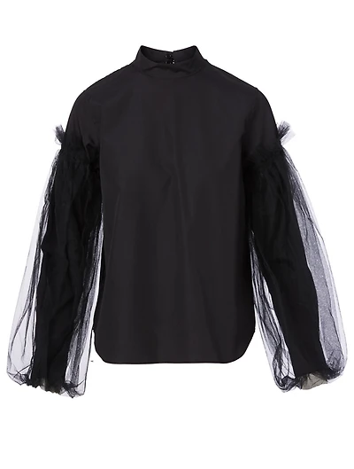Cotton Tulle Shirt