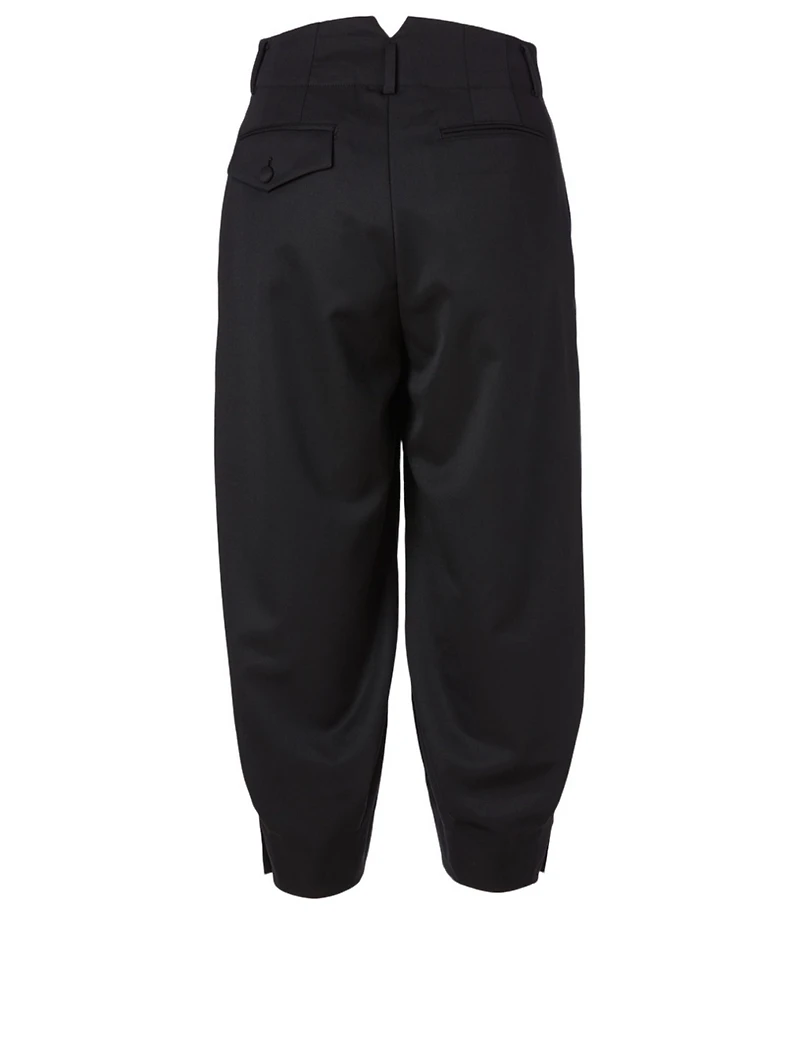 Wool Gabardine Pants