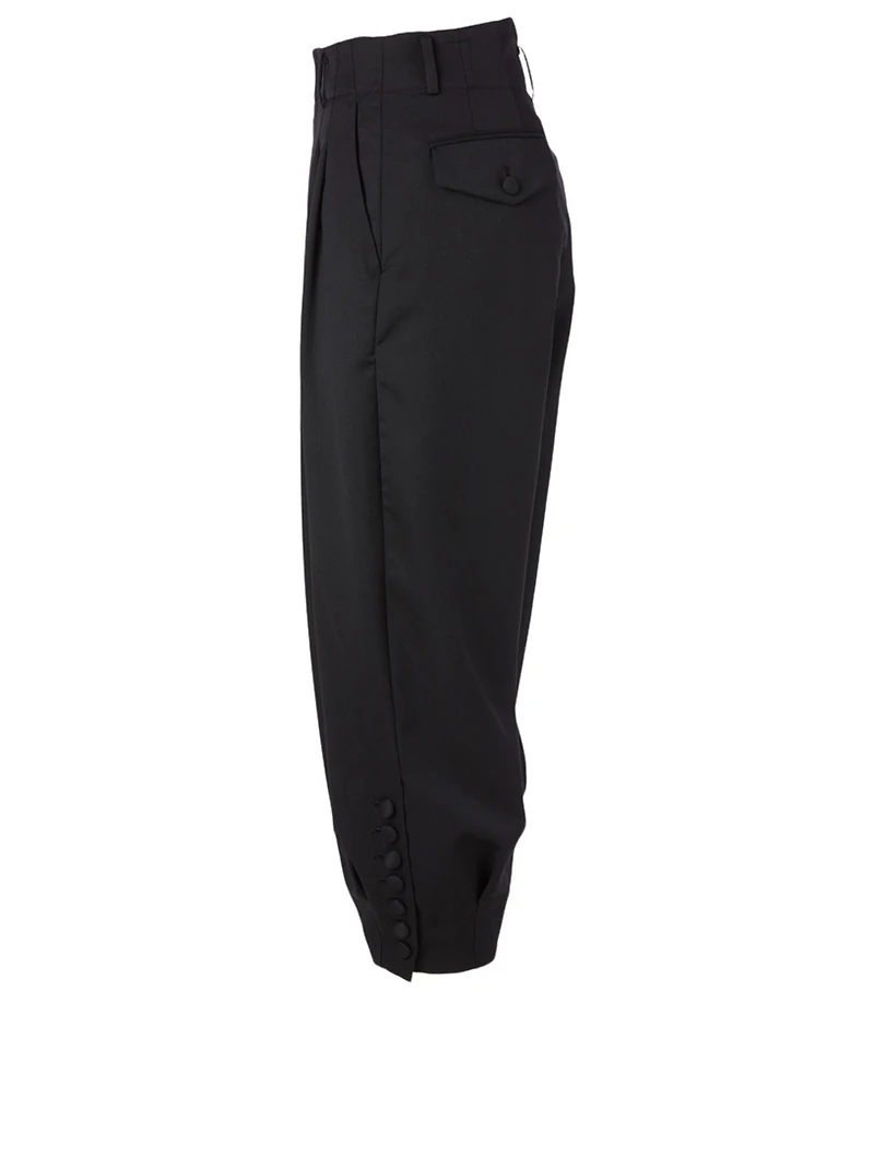 Wool Gabardine Pants