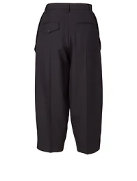 Wool-Blend Pocket Pants