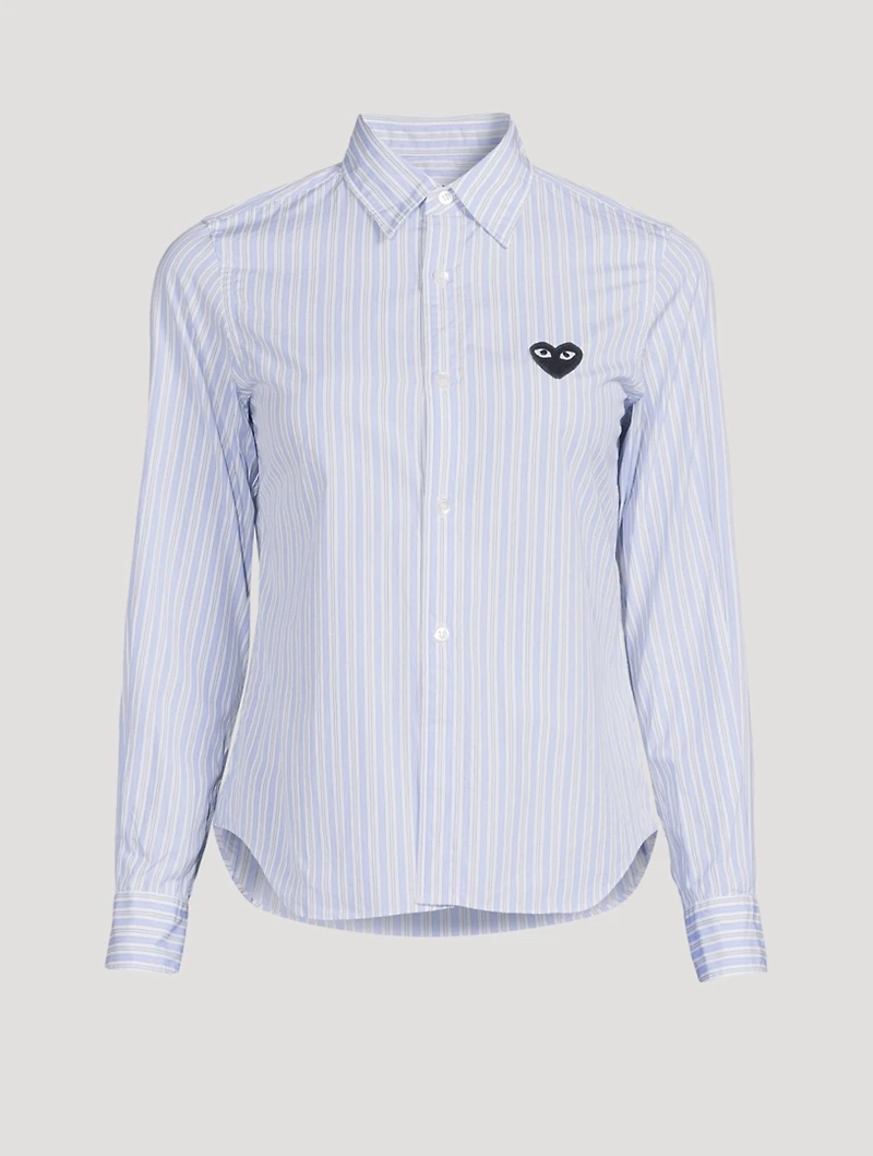 Cotton Shirt Striped Print