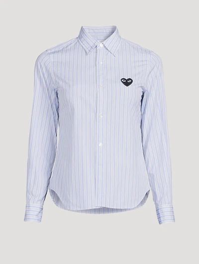 Cotton Shirt Striped Print