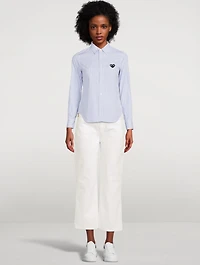 Cotton Shirt Striped Print
