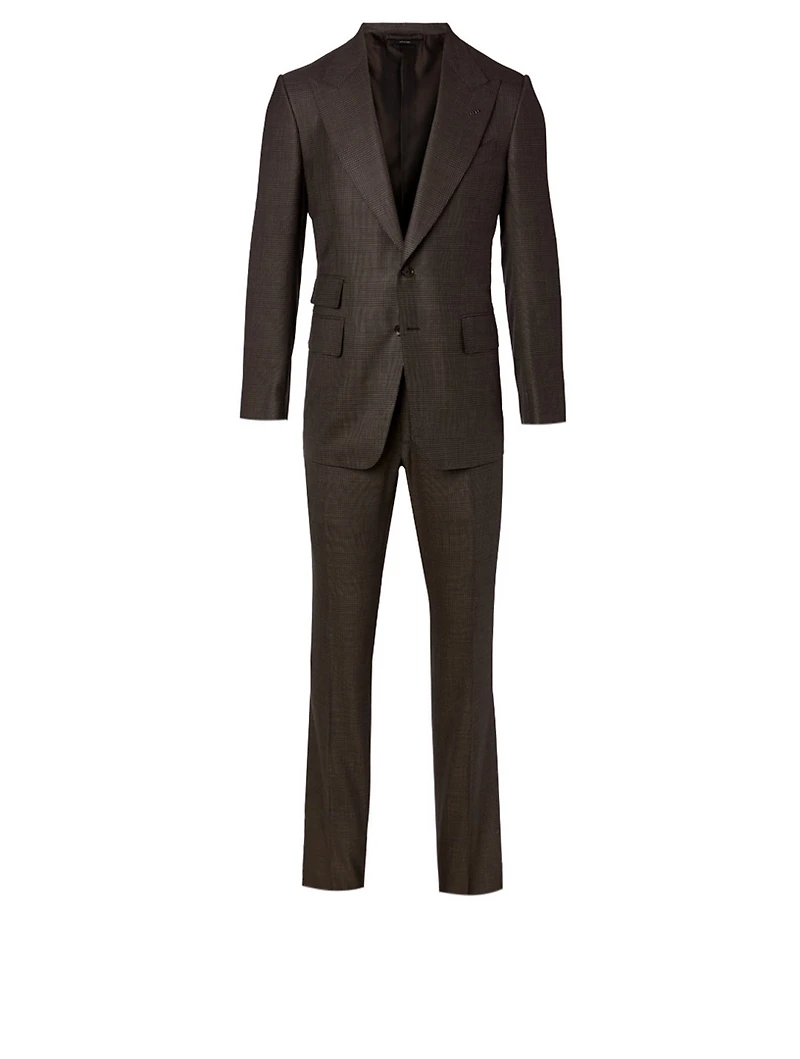 Shelton Wool And Silk Two-Piece Suit
