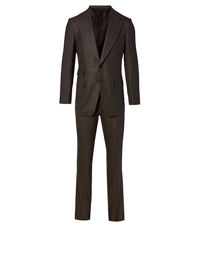 Shelton Wool And Silk Two-Piece Suit