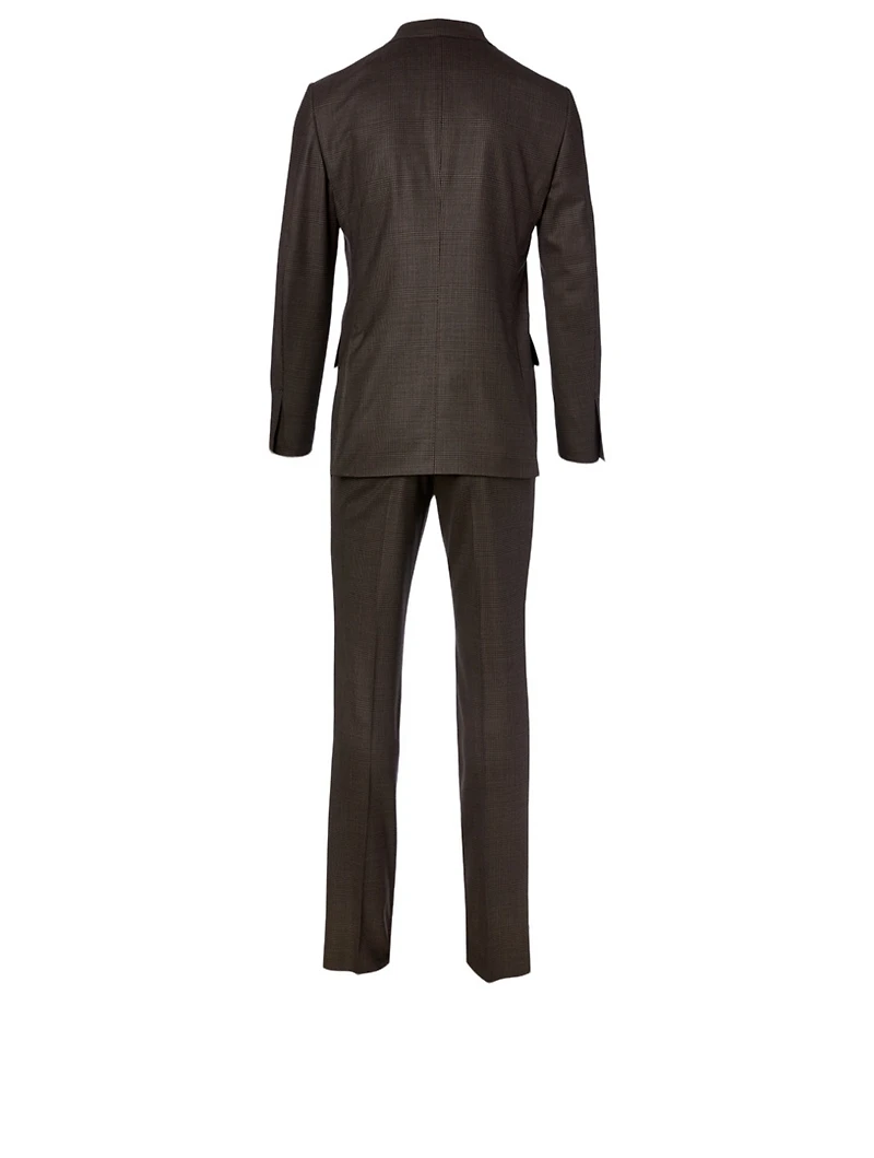 Shelton Wool And Silk Two-Piece Suit