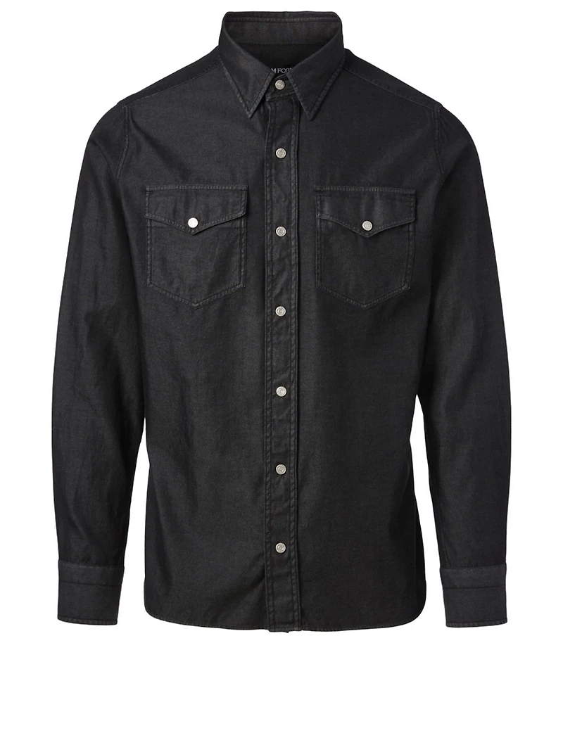 Cotton Denim Shirt
