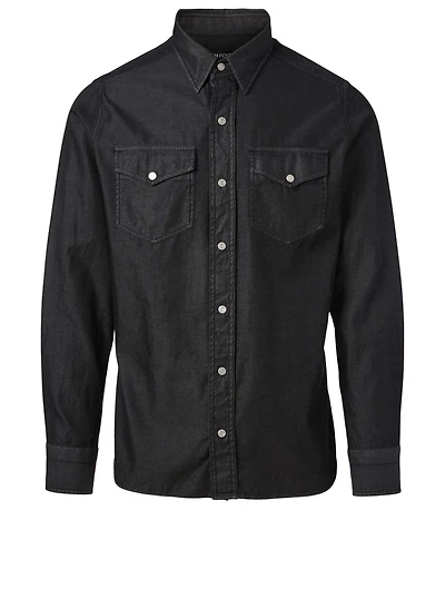 Cotton Denim Shirt