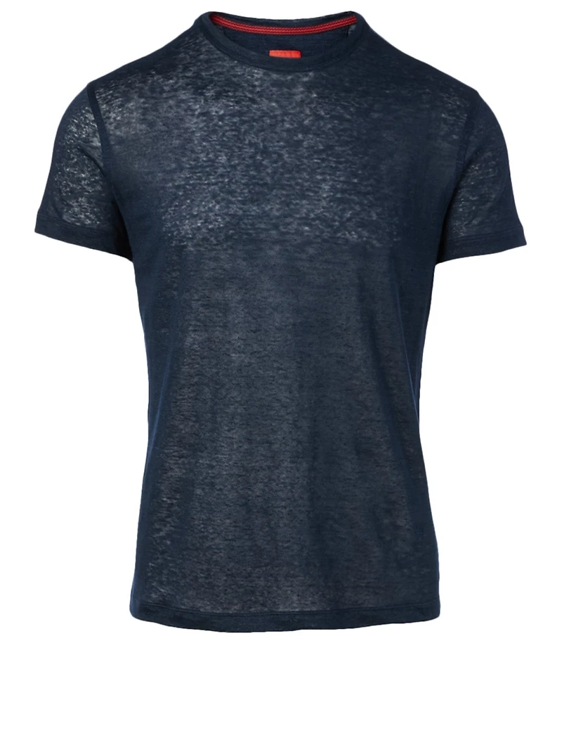 Linen Crewneck T-Shirt