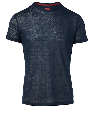 Linen Crewneck T-Shirt