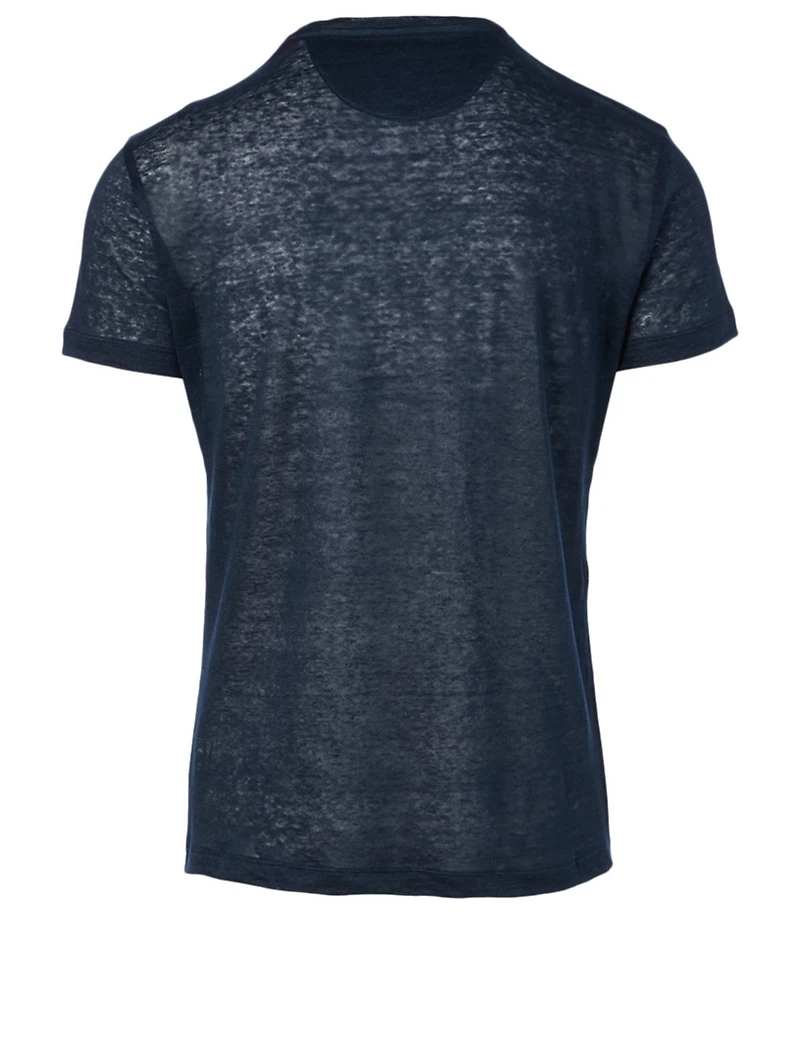 Linen Crewneck T-Shirt