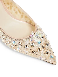 Cinderella 15 Crystal Lace Ballet Flats