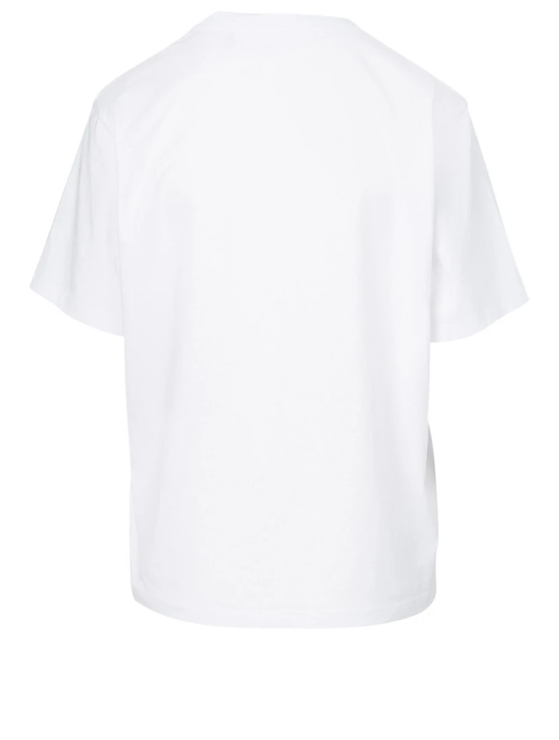 T-Shirt With Cherry Embroidery