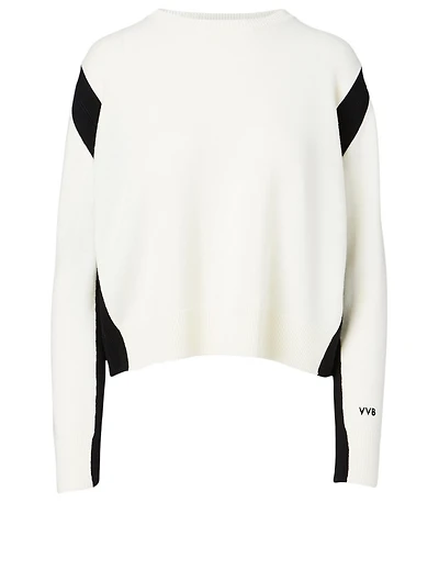 Wool Sweater With Open Back