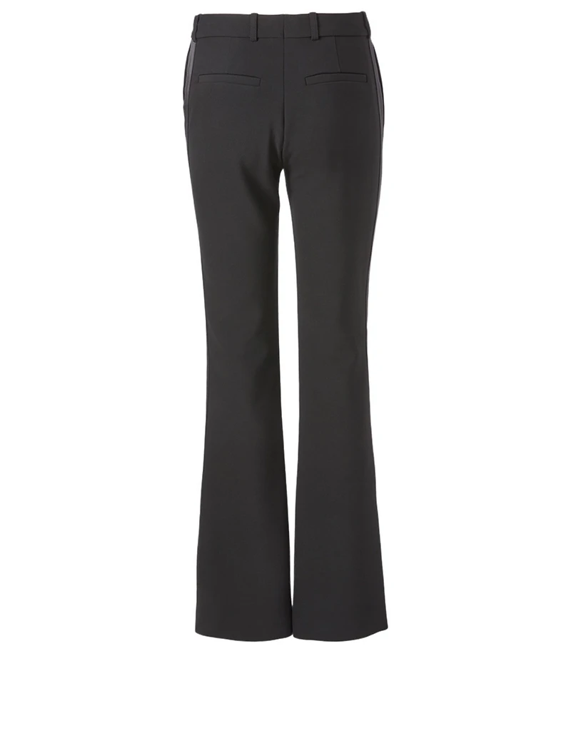 Victoria Tuxedo Pants With Split Hem