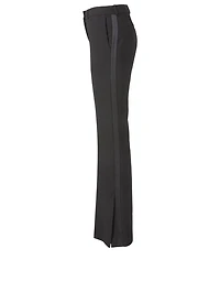 Victoria Tuxedo Pants With Split Hem