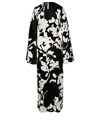 Lilliana Silk Stretch Maxi Dress