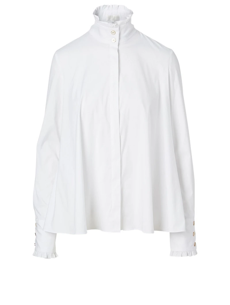 Maci Cotton-Blend Blouse